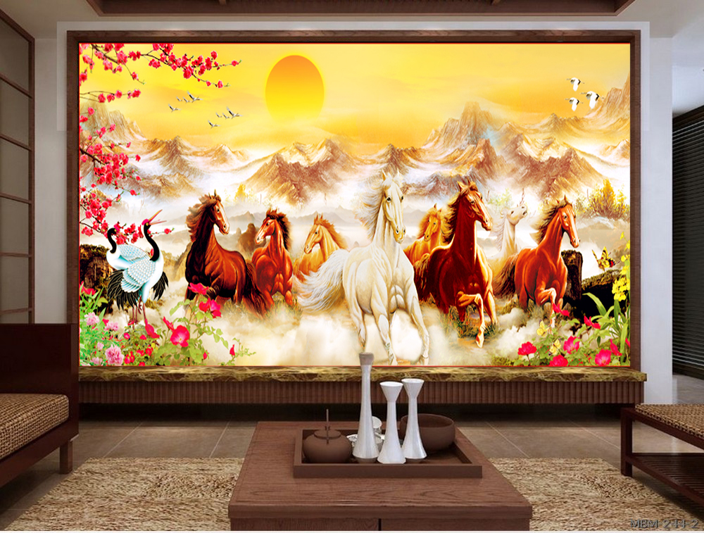 Tranh bát mã MBM-215KG